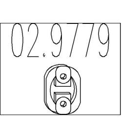 Achetez des Butée élastique, silencieux MTS 02.9779 à prix pour 4,41 €