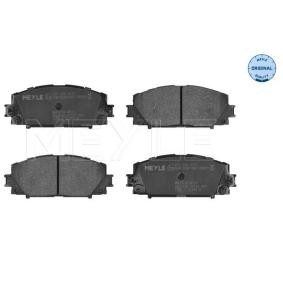 Compre Pastilhas de travão de MEYLE online para PRIUS C (NHP10_) a preços moderados