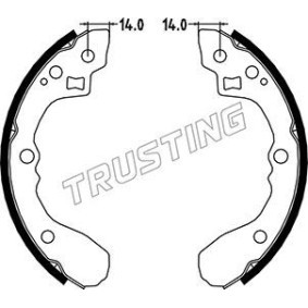 Compre Maxilas de travão de TRUSTING online para CERATO (LD) a preços moderados