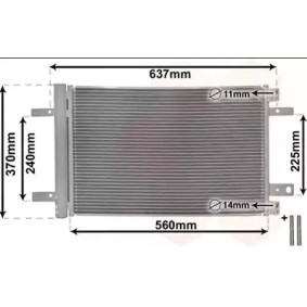 Achetez des Condenseur de clim de chez VAN WEZEL en ligne pour Vivaro C Camion plate-forme/Châssis (K0) à prix modérés