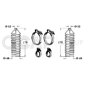 Faltenbalgsatz, Lenkung 0902534 von OCAP günstig für 12,97 € online kaufen