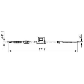 Handbremsseil 1 987 482 644 von BOSCH günstig für 18,77 € online kaufen