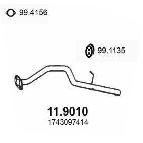 Comprar Tubo de escape de ASSO 11.9010 a bajo precio de 110,02 €