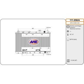 Acquista Radiatore motore da AHE 111.056/A a buon mercato per soli 116,45 €