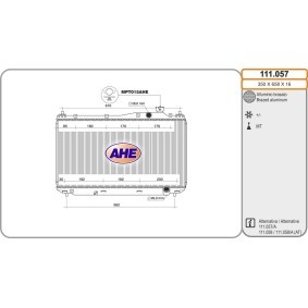 Acquista Radiatore motore da AHE 111.057 a buon mercato per soli 96,32 €