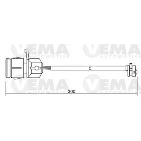 Warnkontakt, Bremsbelagverschleiß 117263 von VEMA günstig für 9,74 € online kaufen