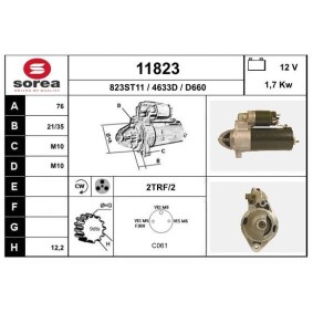Anlasser 11823 von EAI günstig für 170,29 € online kaufen