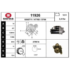 Anlasser 11926 von EAI günstig für 122,28 € online kaufen