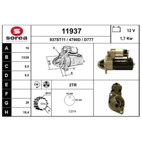 Anlasser 11937 von EAI günstig für 175,44 € online kaufen