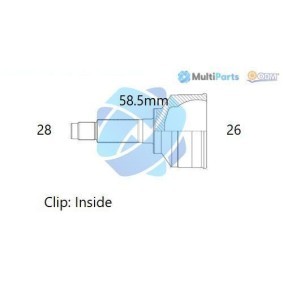 Gelenksatz, Antriebswelle 12-161961 von ODM-MULTIPARTS günstig für 78,76 € online kaufen