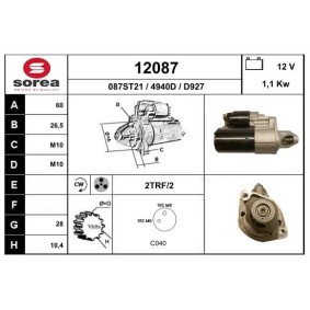 Anlasser 12087 von EAI günstig für 201,06 € online kaufen