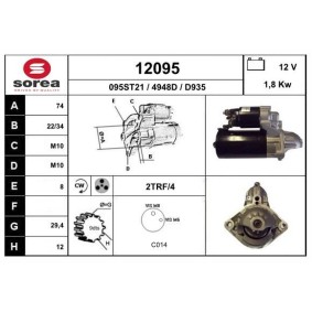 Anlasser 12095 von EAI günstig für 125,13 € online kaufen