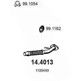 Køb Udstødningsrør af ASSO 14.4013 til den lave pris 1853,32 DKK