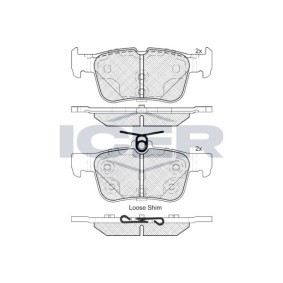 Bremsbeläge 182198 von ICER günstig für 44,88 € online kaufen