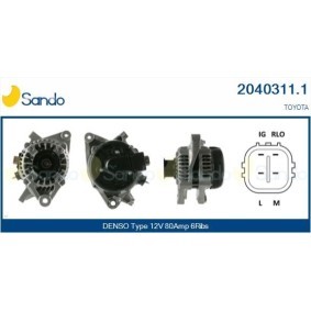 Lichtmaschine 2010123.0 von SANDO günstig für 234,68 € online kaufen