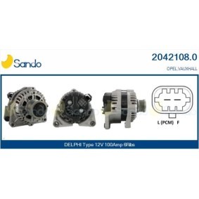 Lichtmaschine 2010467.0 von SANDO günstig für 199,25 € online kaufen