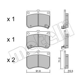 Bremsbeläge 22-0197-0 von METELLI günstig für 31,63 € online kaufen