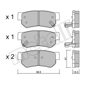Bremsbeläge 22-0365-0 von METELLI günstig für 23,47 € online kaufen