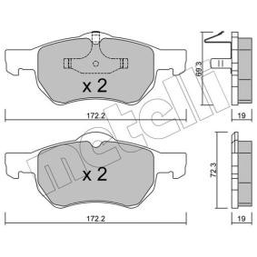 Achetez des Plaquettes de frein METELLI 22-0523-0 à prix pour 43,15 €