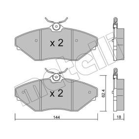 Achetez des Plaquettes de frein METELLI 22-0887-0 à prix pour 46,34 €