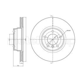 Bremsscheibe 23-1454C von METELLI günstig für 52,24 € online kaufen