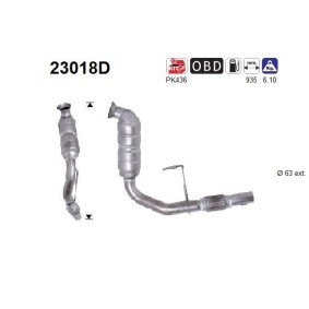 Katalysator 23018D von AS günstig für 707,72 € online kaufen