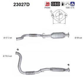 Katalysator 23027D von AS günstig für 448,38 € online kaufen