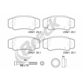 Achetez des Plaquettes de frein BRECK 23921 00 703 00 à prix pour 45,50 €