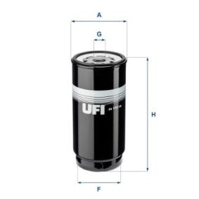 Kjøp Drivstoffilter av UFI 24.142.00 til den lave prisen 340,25 NOK