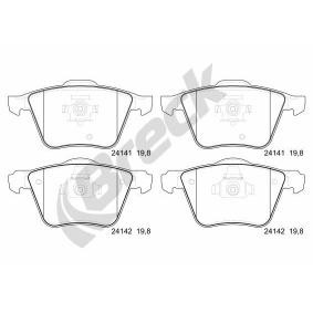 Achetez des Plaquettes de frein BRECK 24141 00 551 00 à prix pour 54,23 €