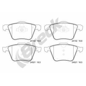 Achetez des Plaquettes de frein BRECK 24142 00 551 00 à prix pour 48,25 €