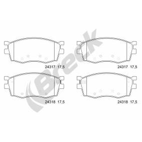 Achetez des Plaquettes de frein BRECK 24317 00 702 00 à prix pour 34,37 €