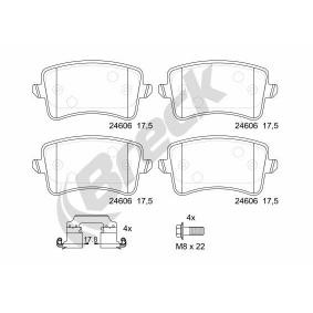 Achetez des Plaquettes de frein BRECK 24606 00 554 10 à prix pour 58,47 €
