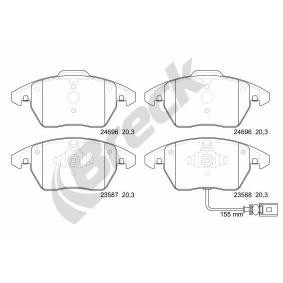 Achetez des Plaquettes de frein BRECK 24696 00 701 10 à prix pour 43,62 €