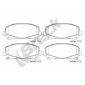 Achetez des Plaquettes de frein BRECK 24766 00 701 00 à prix pour 46,81 €