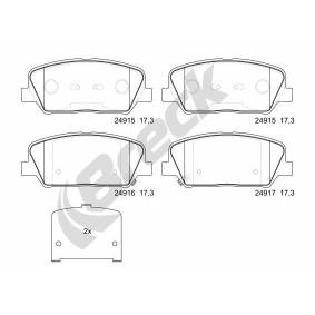 Achetez des Plaquettes de frein BRECK 24915 00 701 00 à prix pour 37,49 €