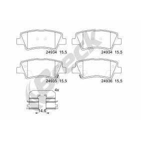 Achetez des Plaquettes de frein BRECK 24934 00 702 00 à prix pour 30,58 €