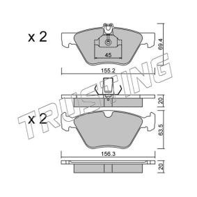 Bremsbeläge 261.0 von TRUSTING günstig für 80,60 € online kaufen