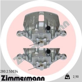 Kjøp Bremsecaliper av ZIMMERMANN 280.2.50034 til den lave prisen 1437,18 NOK