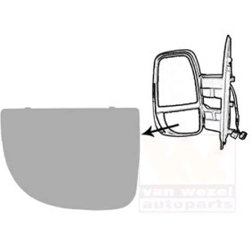 Spiegelglas, Außenspiegel 2817831 von VAN WEZEL günstig für 22,23 € online kaufen