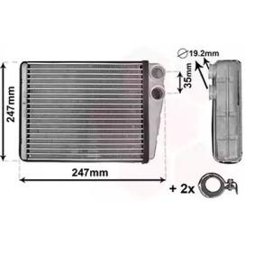 Compre Radiador da chaufage de VAN WEZEL online para Classe M (W164) a preços moderados