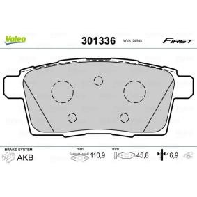 Bremsbeläge 301336 von VALEO günstig für 24,40 € online kaufen