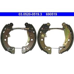 Bremsensatz, Trommelbremse 03.0520-0519.3 von ATE günstig für 136,51 € online kaufen