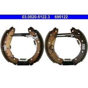 Bremsensatz, Trommelbremse 03.0520-5122.3 von ATE günstig für 201,66 € online kaufen