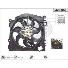 Kühlerlüfter 323.046 von AHE günstig für 150,46 € online kaufen