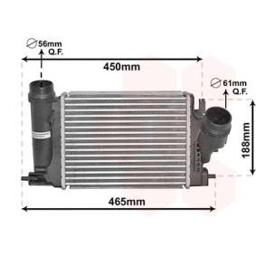 Ladeluftkühler 33014701 von VAN WEZEL günstig für 183,28 € online kaufen