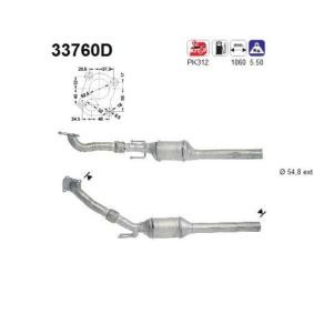 Katalysator 33760D von AS günstig für 143,25 € online kaufen