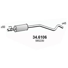 Mittelschalldämpfer 34.6106 von ASSO günstig für 138,35 € online kaufen