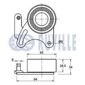 Gleitschiene, Steuerkette 3451106 von RUVILLE günstig für 12,69 € online kaufen