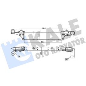 Ladeluftkühler 347400 von KALE OTO RADYATOR günstig für 87,57 € online kaufen